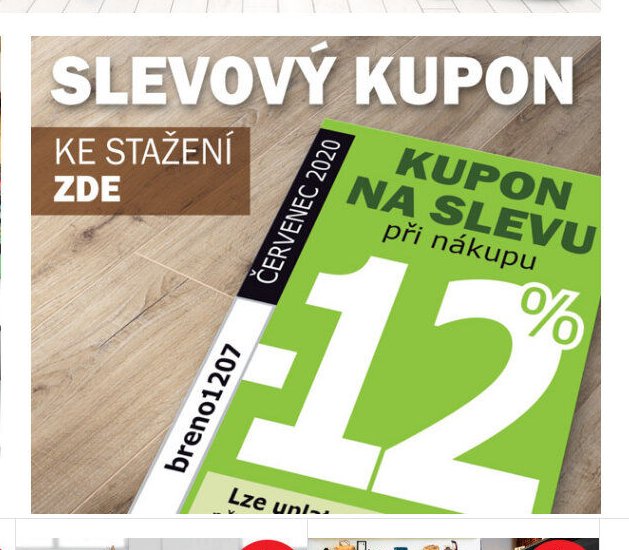 Kupon na slevu 12 %