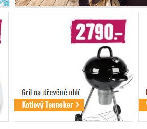 Gril na dřevěné uhlí Kotlový Tenneker