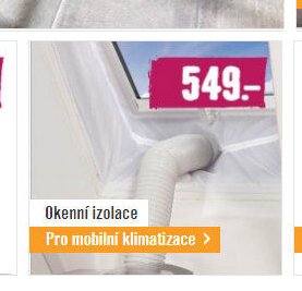 Okenní izolace Pro mobilní klimatizace