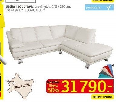 Sedací souprava (bílá)