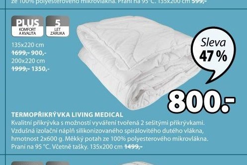 Termopřikrývka LIVING MEDICAL