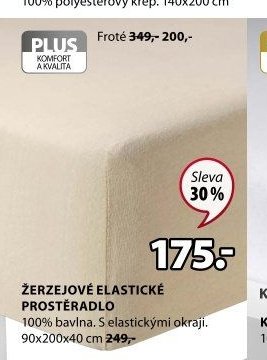 ŽERZEJOVÉ ELASTICKÉ PROSTĚRADLO