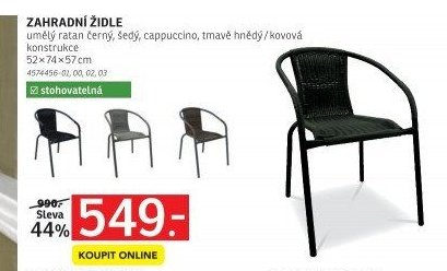 ZAHRADNÍ ŽIDLE