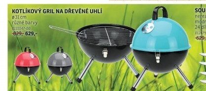 KOTLÍKOVÝ GRIL NA DŘEVĚNÉ UHLÍ