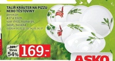 TALÍŘ KRÄUTER NA PIZZU NEBO TĚSTOVINY