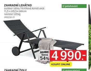 ZAHRADNÍ LEHÁTKO
