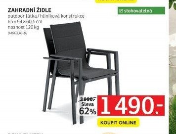 ZAHRADNÍ ŽIDLE