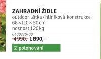 ZAHRADNÍ ŽIDLE