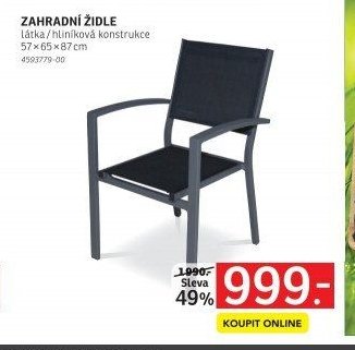 ZAHRADNÍ ŽIDLE
