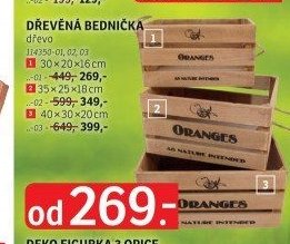 Dřevěná bednička