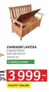 ZAHRADNÍ LAVIČKA