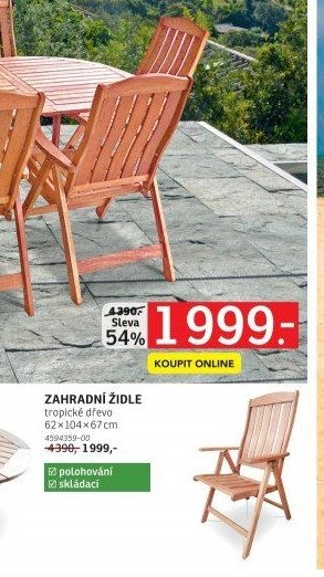 Zahradní židle