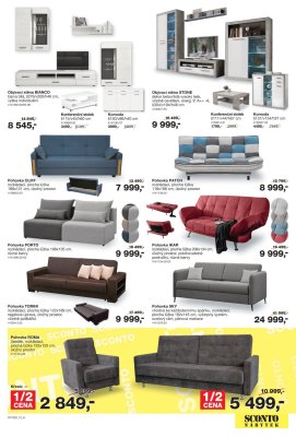 akční leták Sconto nábytek 10.7.2020-30.7.2020