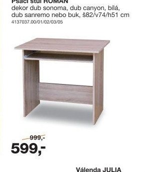 Psací stůl ROMAN