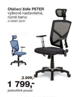 Otáčecí židle PETER