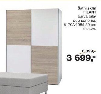 Šatní skříň FILANT