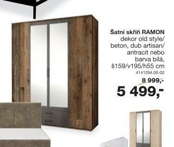 Šatní skříň RAMON
