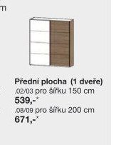 Přední plocha (program BOSTON)