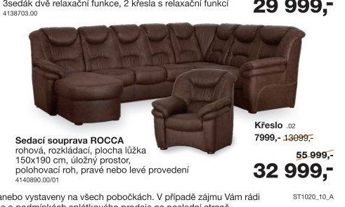 Sedací souprava ROCCA