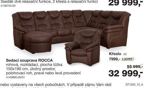 Sedací souprava ROCCA