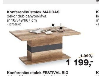Konferenční stolek MADRAS