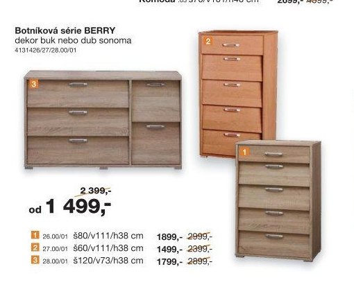 Botníková série BERRY