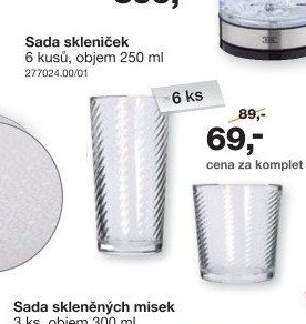 Sada skleniček