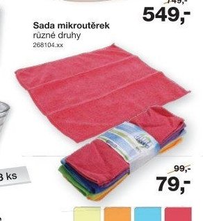 Sada mikroutěrek