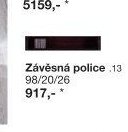 Závěsná police