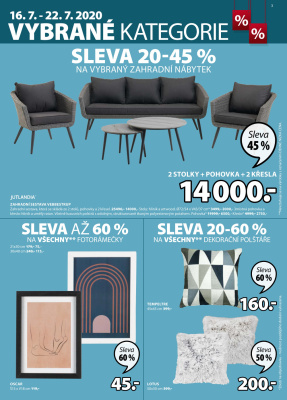 akční leták Jysk 16.7.2020-29.7.2020
