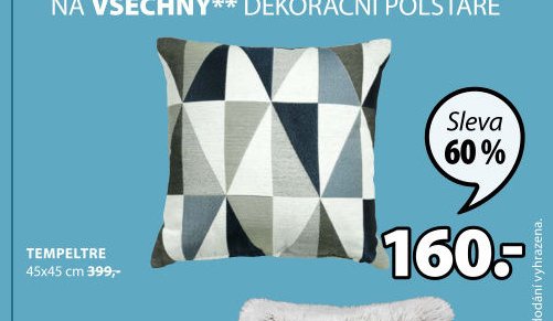 Tempeltre dekorativní polštář