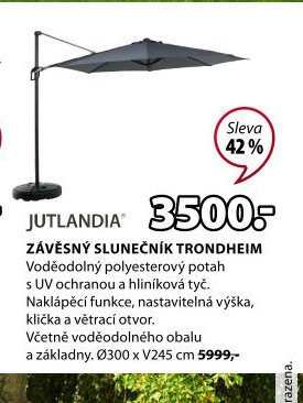 ZÁVĚSNÝ SLUNEČNÍK TRONDHEIM