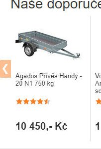 Agados Přívěs Handy - 20 N1 750 kg