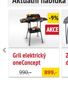 Gril elektrický oneConcept