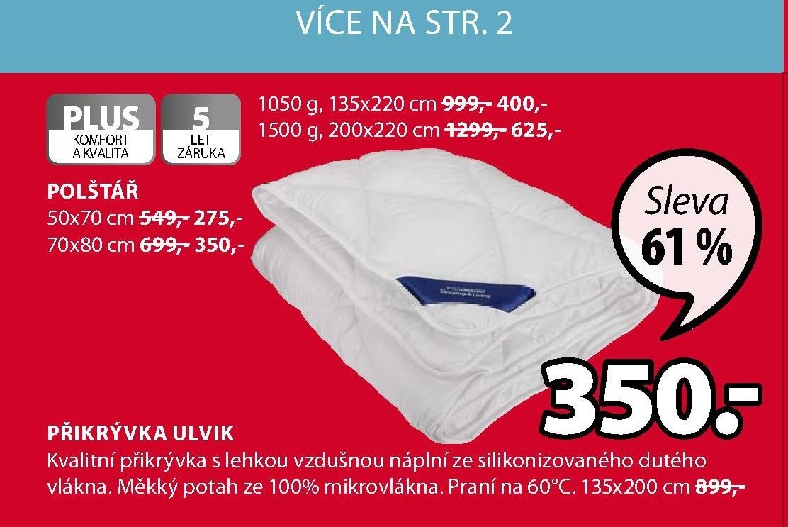 Polštář / Přikrývka ULVIK