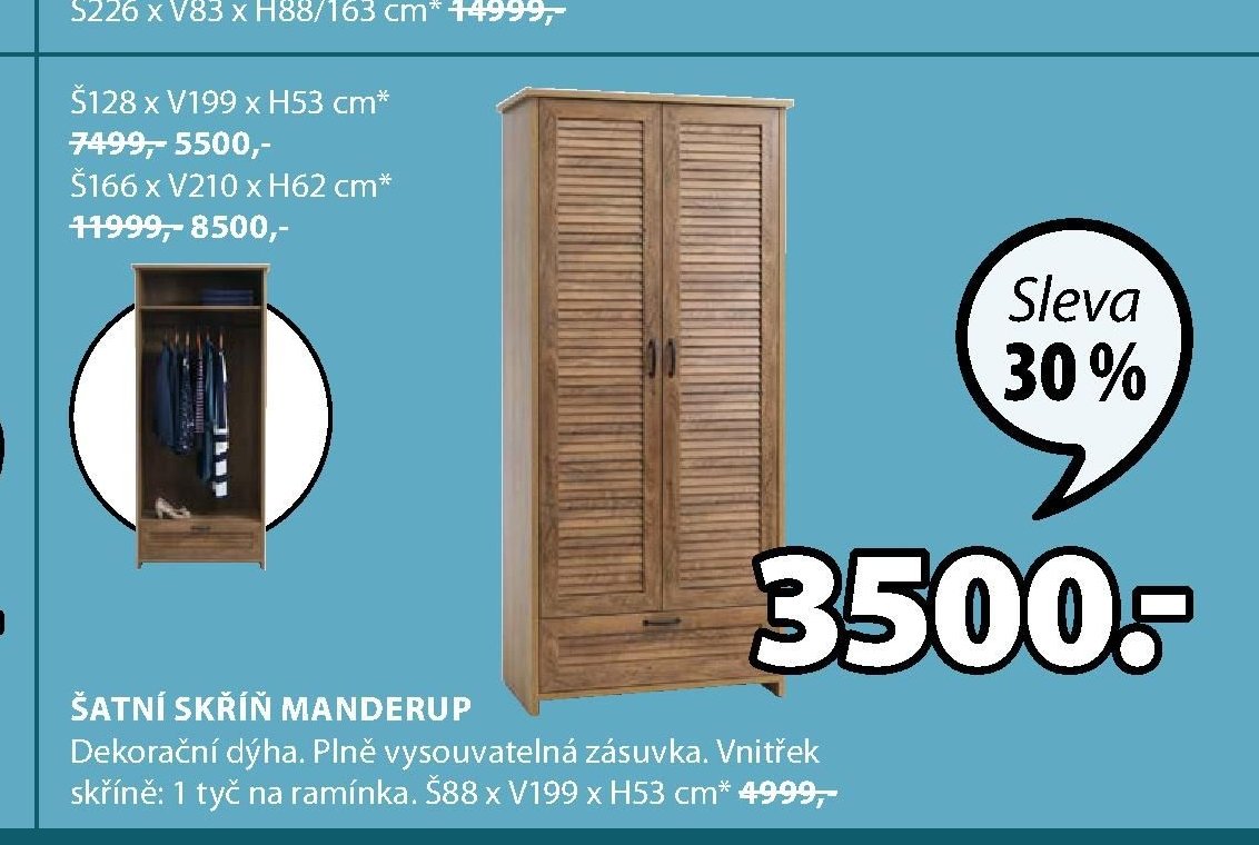ŠATNÍ SKŘÍŇ MANDERUP