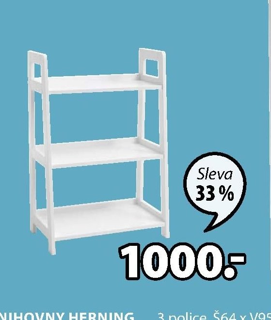KNIHOVNY HERNING (3 police)