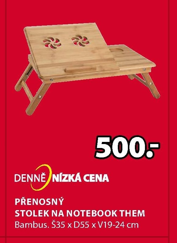 Přenosný stolek na notebook THEM