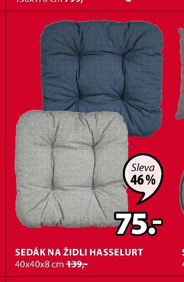 Sedák na židli HASSELURT