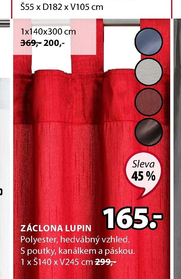 ZÁCLONA LUPIN