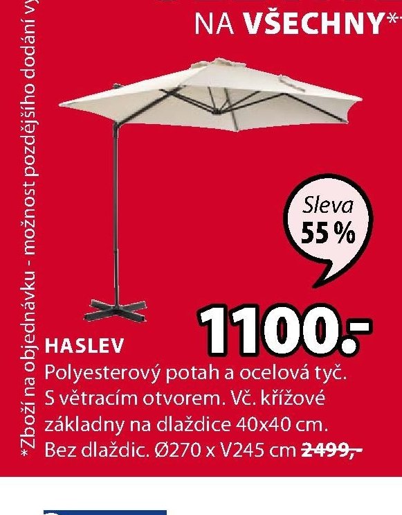 Slunečník HASLEV