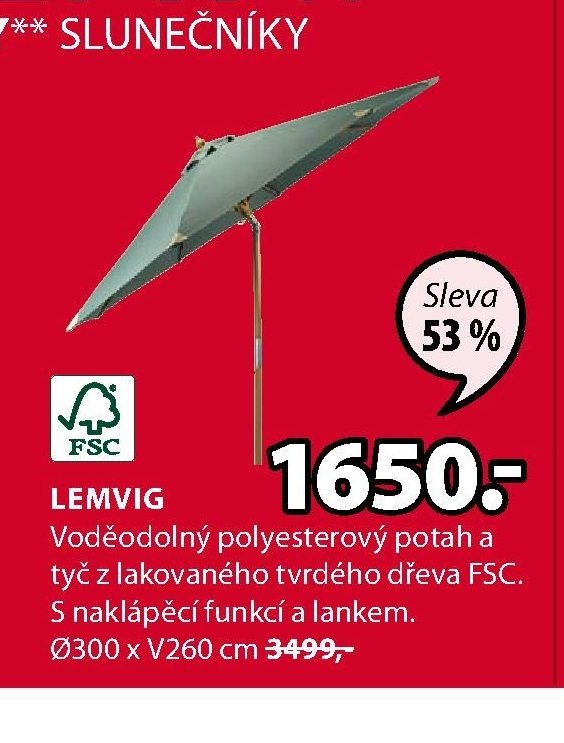 Slunečník LEMVIG