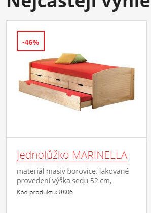 Jednolůžko MARINELLA