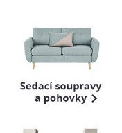 Sedací soupravy a pohovky