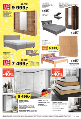 akční leták Sconto nábytek 31.7.2020-20.8.2020