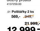 Polštářky 2 ks