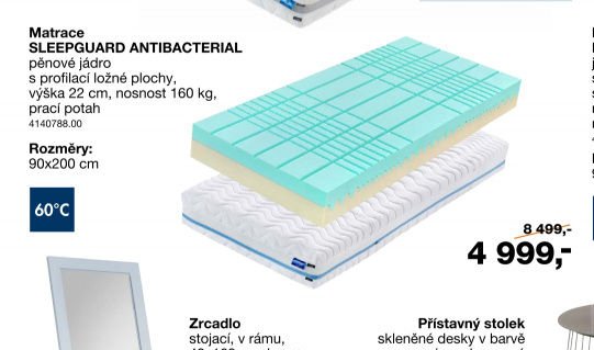 Matrace SLEEPGUARD ANTIBACTERIAL