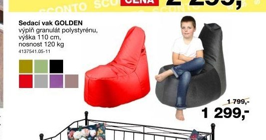 Sedací vak GOLDEN