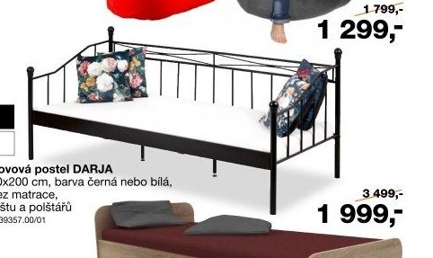 Kovová postel DARJA