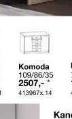 Komoda 109/86/35